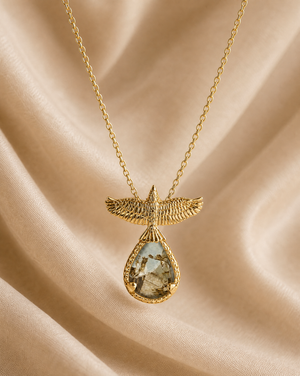 SunDancer Pyrite Pendant — Gold