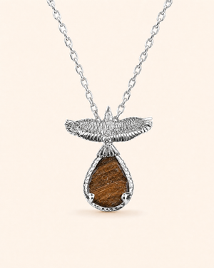 SunDancer Tiger's Eye Pendant — Silver