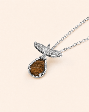 SunDancer Tiger's Eye Pendant — Silver