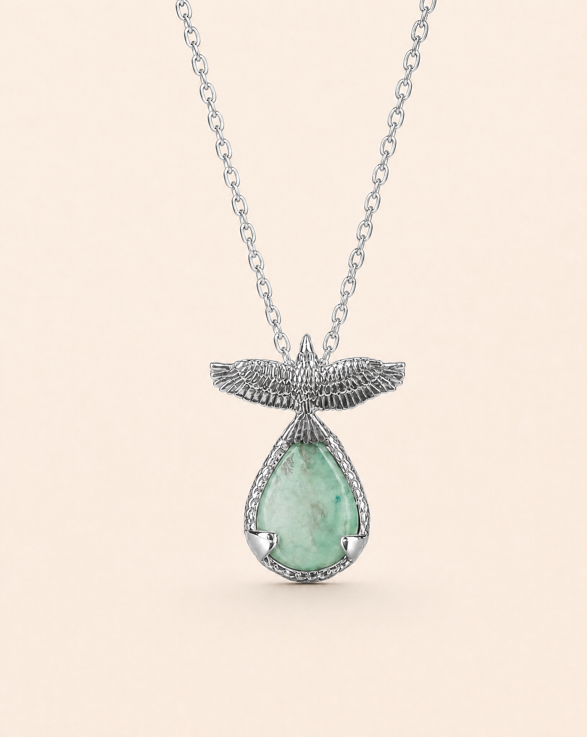 SunDancer Turquoise Pendant — Silver