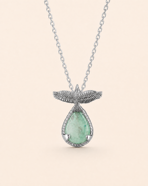 SunDancer Turquoise Pendant — Silver