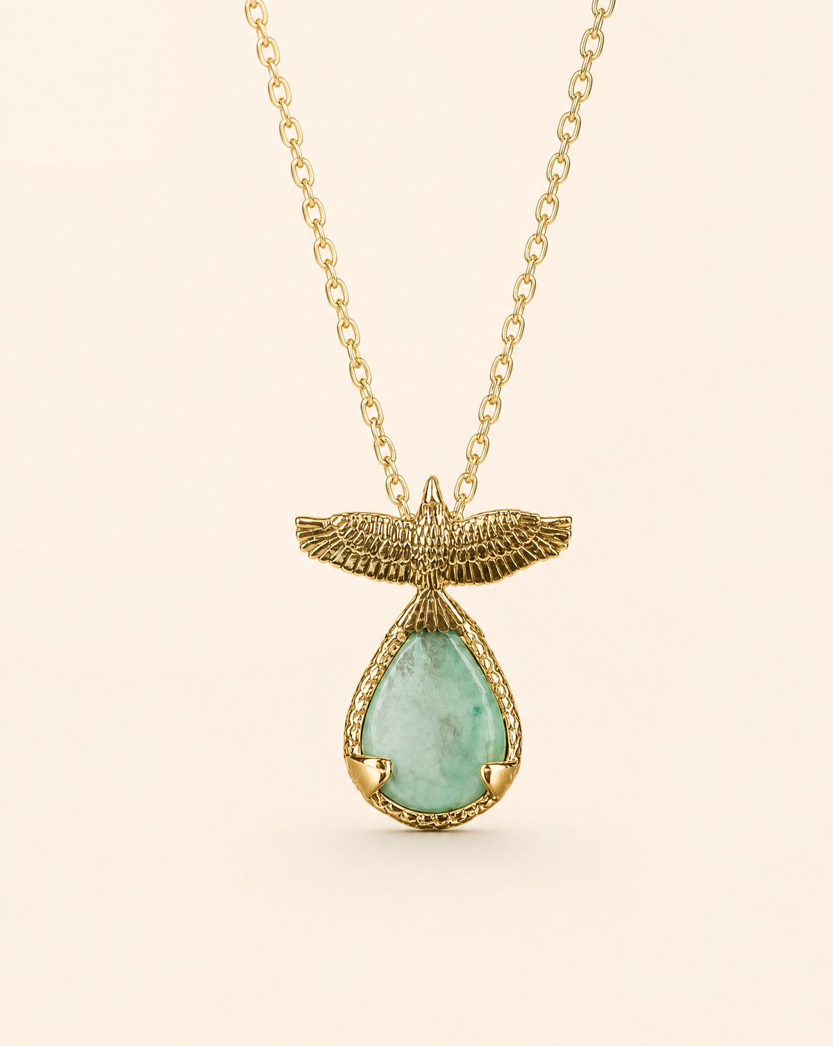 SunDancer Turquoise Pendant — Gold