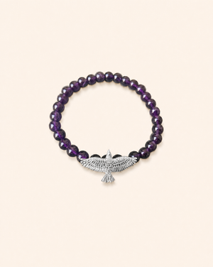 Unity Amethyst Bracelet — Silver