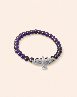 Unity Amethyst Bracelet — Silver