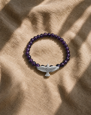 Unity Amethyst Bracelet — Silver