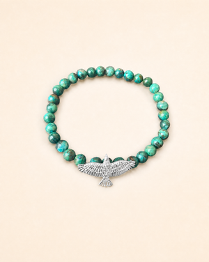 Unity Chrysocolla Bracelet — Silver
