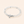 Unity Clear Quartz Bracelet — Silver
