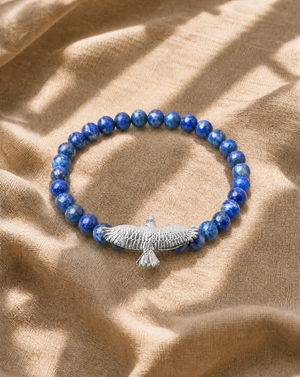 Unity Lapis Bracelet — Silver