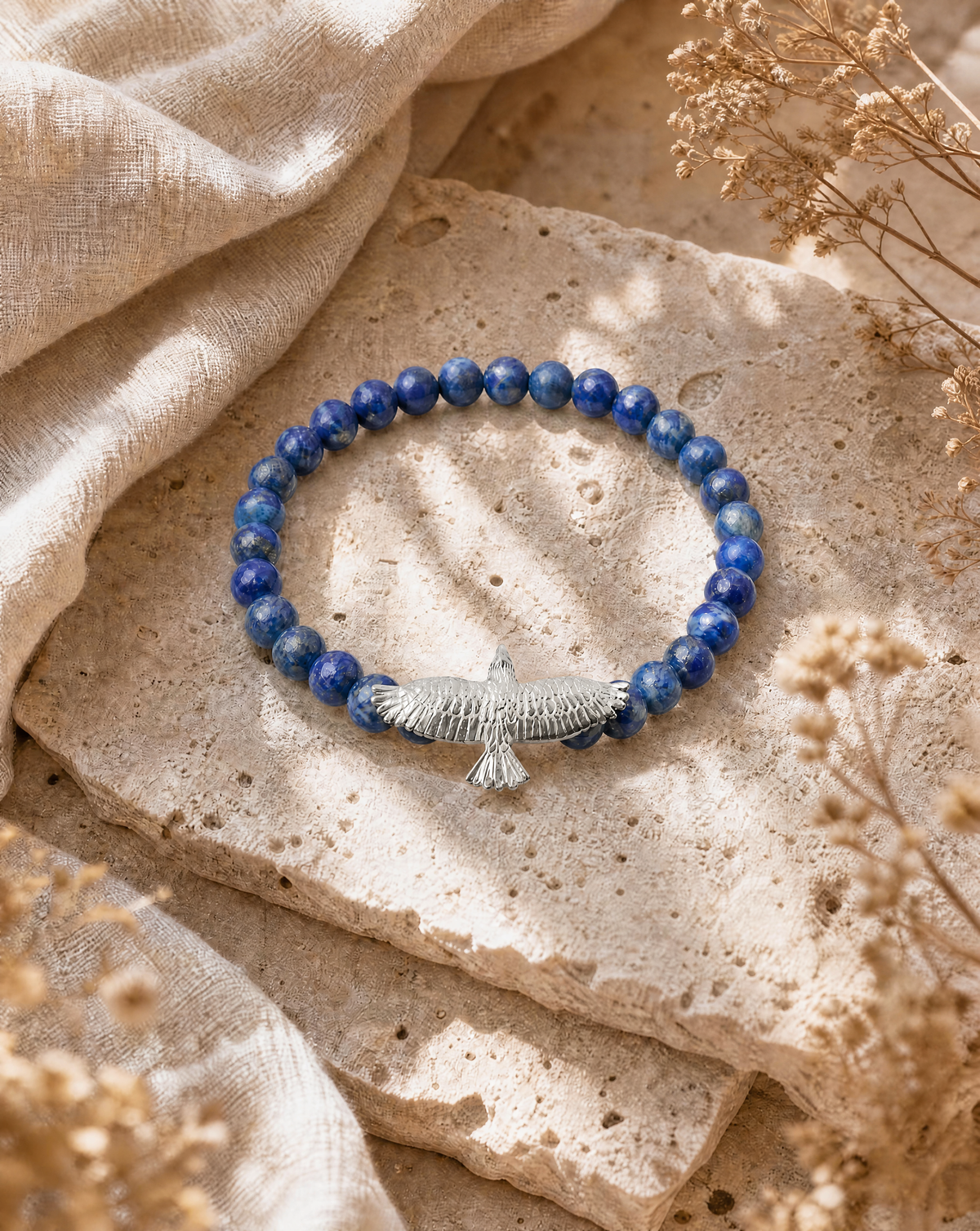 Unity Lapis Bracelet — Silver