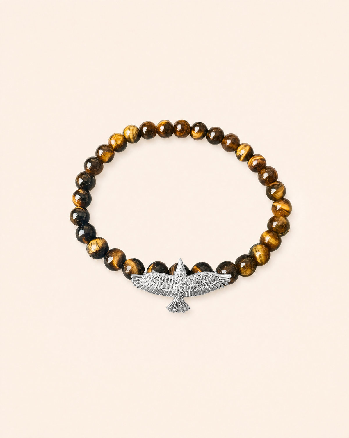 Unity Tigers Eye Bracelet — Silver