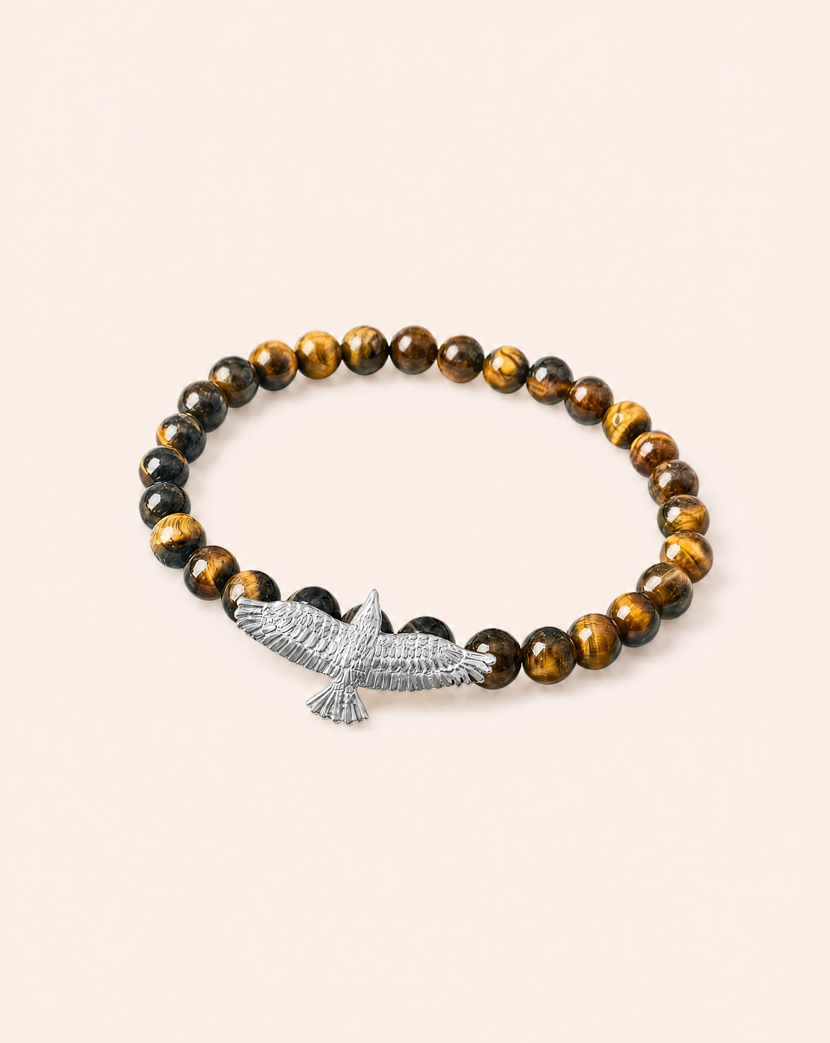 Unity Tigers Eye Bracelet — Silver