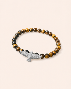 Unity Tigers Eye Bracelet — Silver