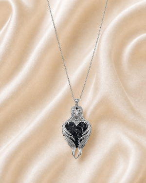 Vision-Nes Black Tourmaline Pendant — Silver
