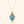 Vision-Nes Blue Opal Pendant — Gold