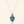 Vision-Nes Chrysocolla Pendant — Silver