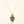 Vision-Nes Chrysocolla Pendant — Gold