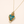 Vision-Nes Chrysocolla Pendant — Gold