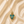 Vision-Nes Chrysocolla Pendant — Gold