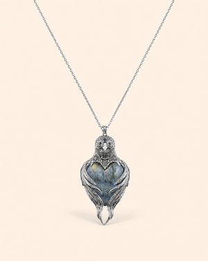 Vision-Nes Labradorite Pendant — Silver
