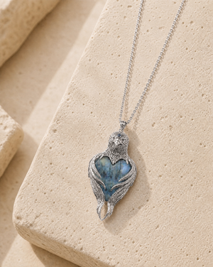 Vision-Nes Labradorite Pendant — Silver