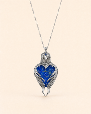 Vision-Nes Lapis Pendant — Silver