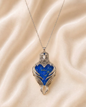 Vision-Nes Lapis Pendant — Silver