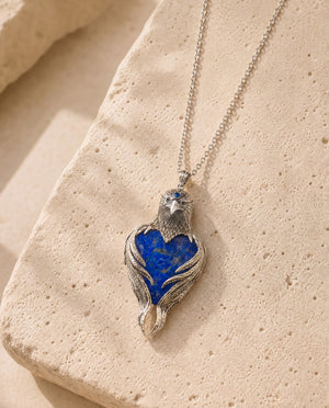 Vision-Nes Lapis Pendant — Silver