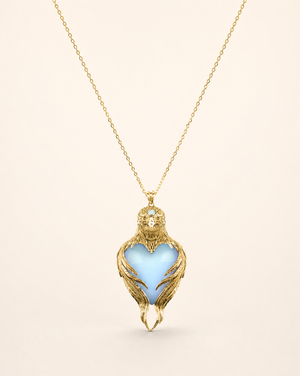 Vision-Nes Opalite Pendant — Gold