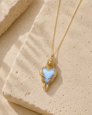 Vision-Nes Opalite Pendant — Gold