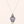 Vision-Nes Rose Quartz Pendant — Silver