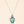 Vision-Nes Turquoise Pendant — Silver