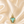 Vision-Nes Turquoise Pendant — Gold
