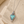 Vision-Nes Turquoise Pendant — Silver
