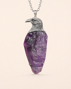 The Visionary Amethyst Pendant — Silver
