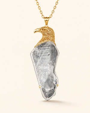 The Visionary Opalite Pendant — Gold