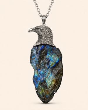 The Visionary Labradorite Pendant — Silver