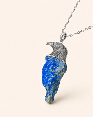 The Visionary Lapis Pendant — Silver