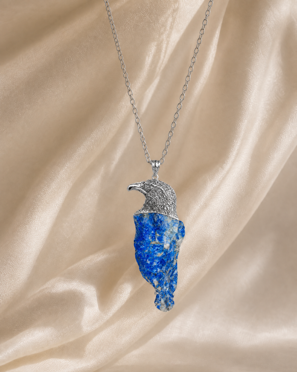 The Visionary Lapis Pendant — Silver-3