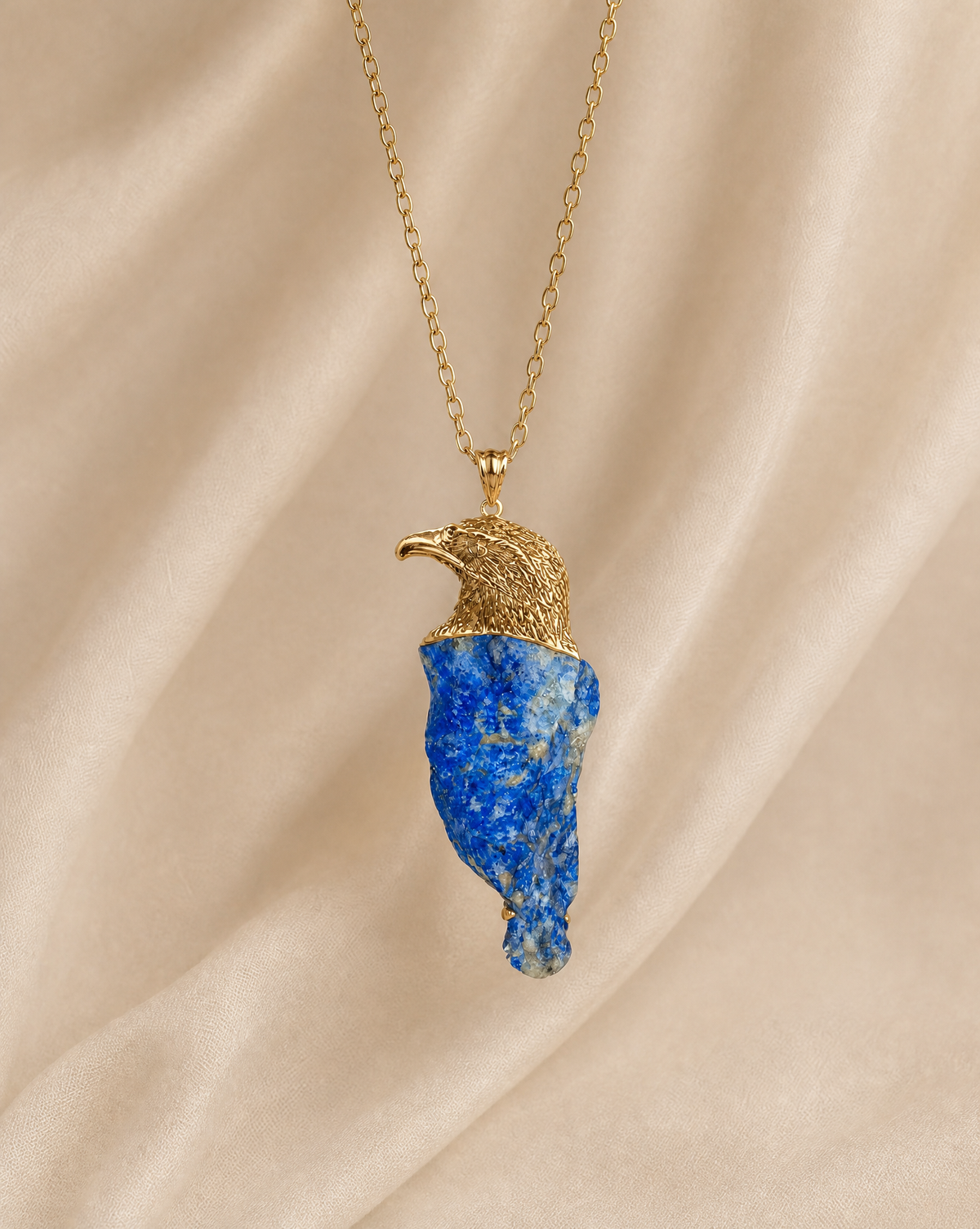The Visionary Lapis Pendant — Gold-3