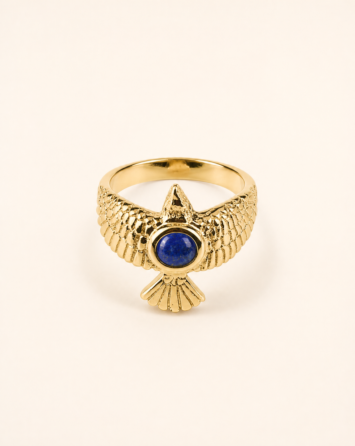 DreamWeaver Lapis Ring, Gold