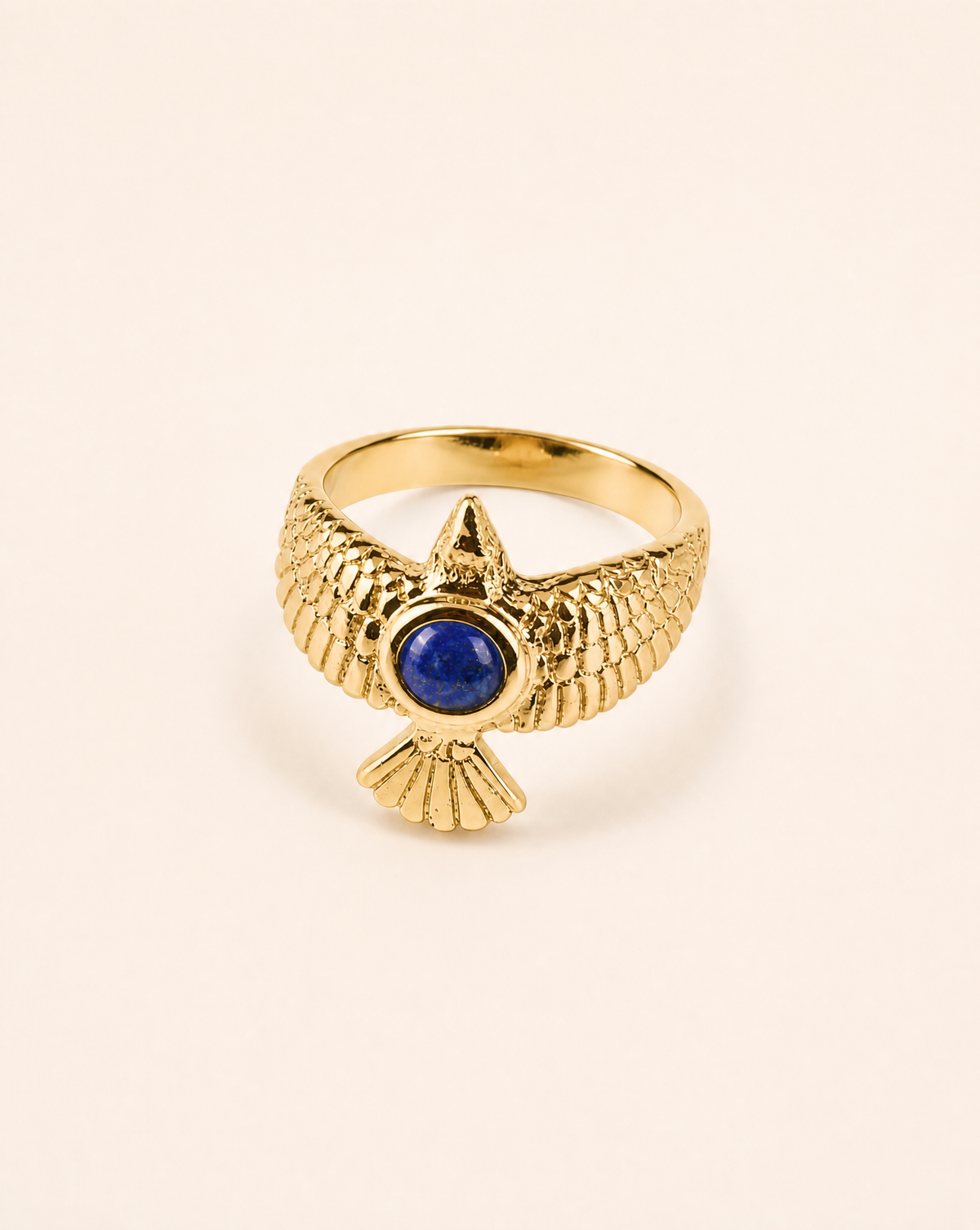 DreamWeaver Lapis Ring, Gold