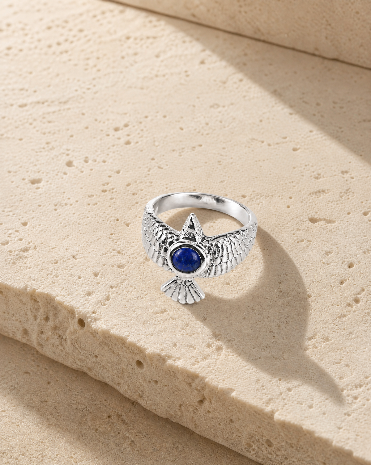 DreamWeaver Lapis Ring, Silver