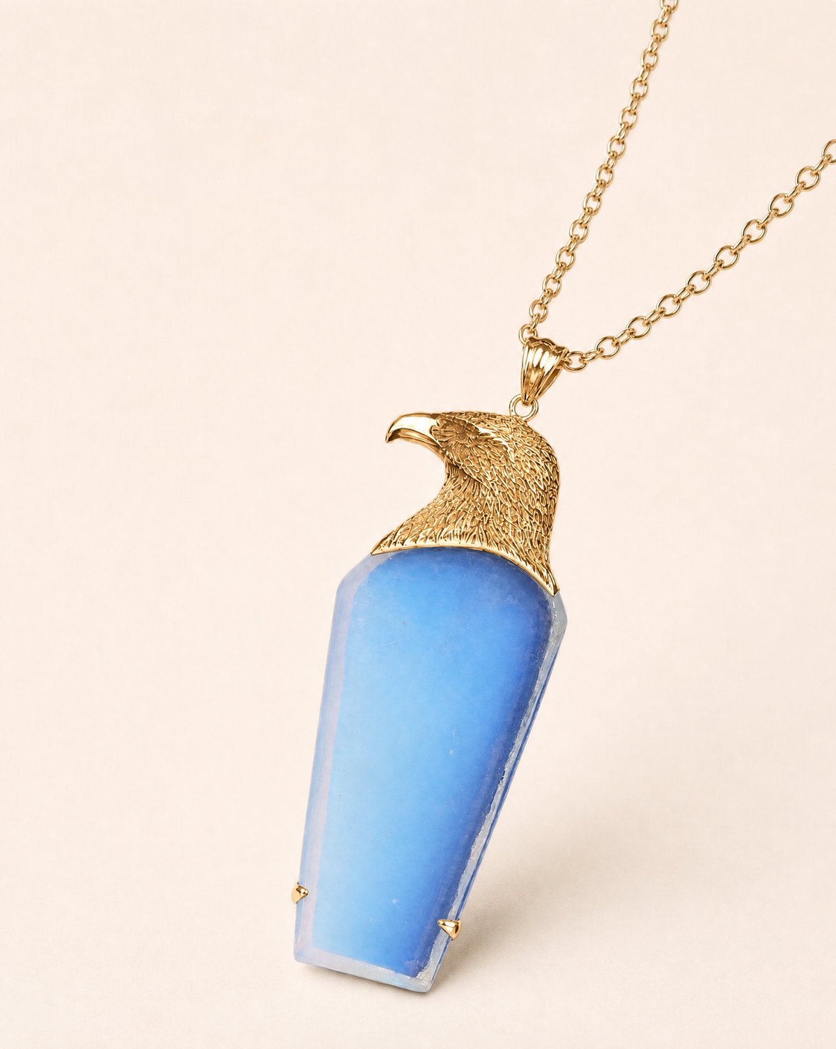 The Visionary Opalite Pendant, Gold