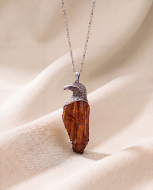 The Visionary Tiger's Eye Pendant — Silver