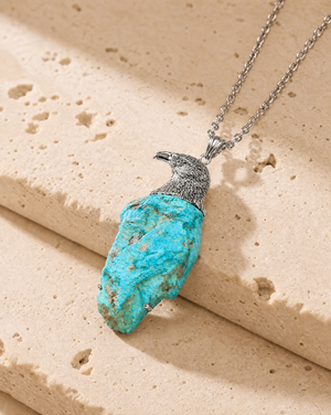 The Visionary Turquoise Pendant — Silver