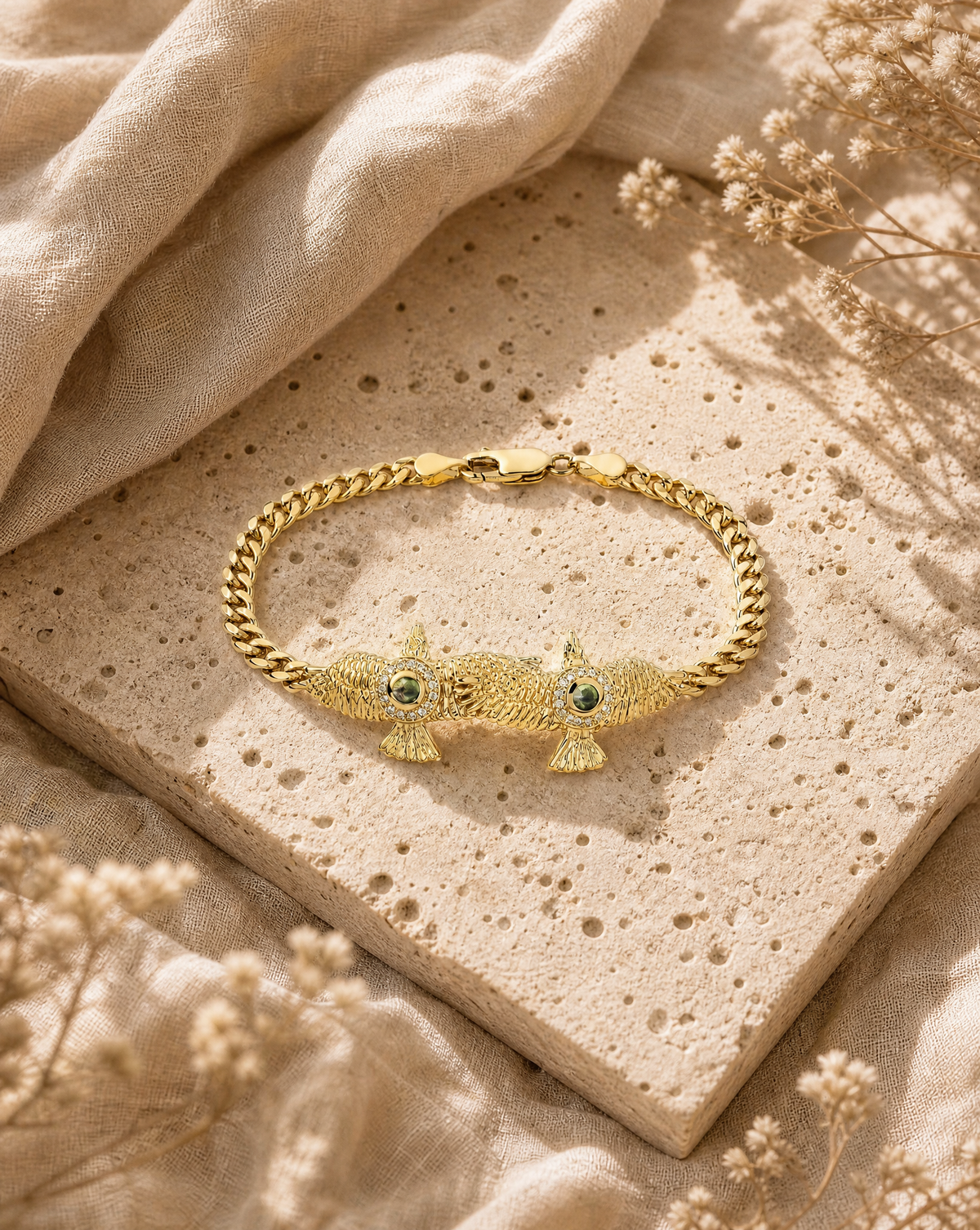 Wing2Wing Labradorite Bracelet — Gold