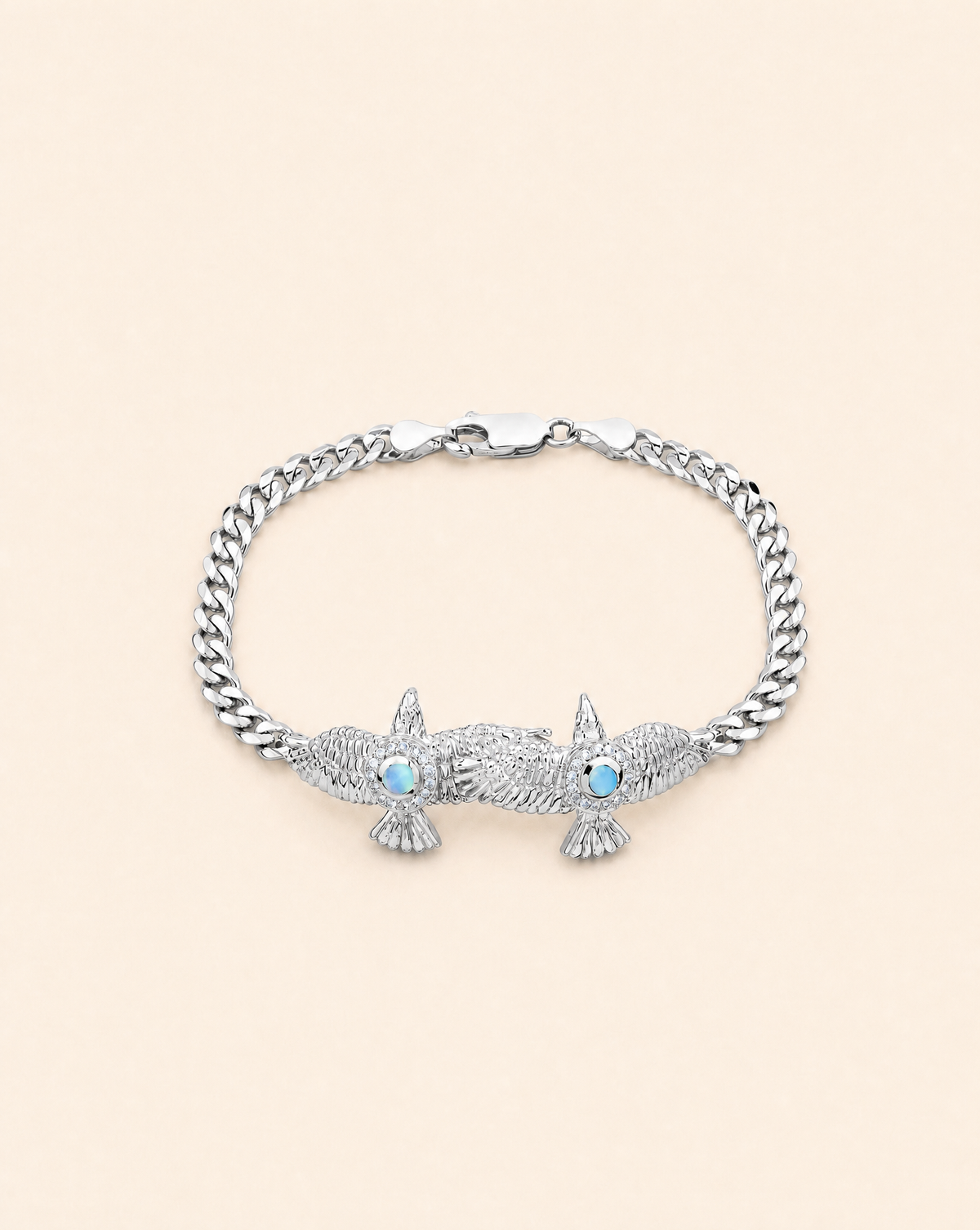 Wing2Wing Opalite Bracelet — Silver-1