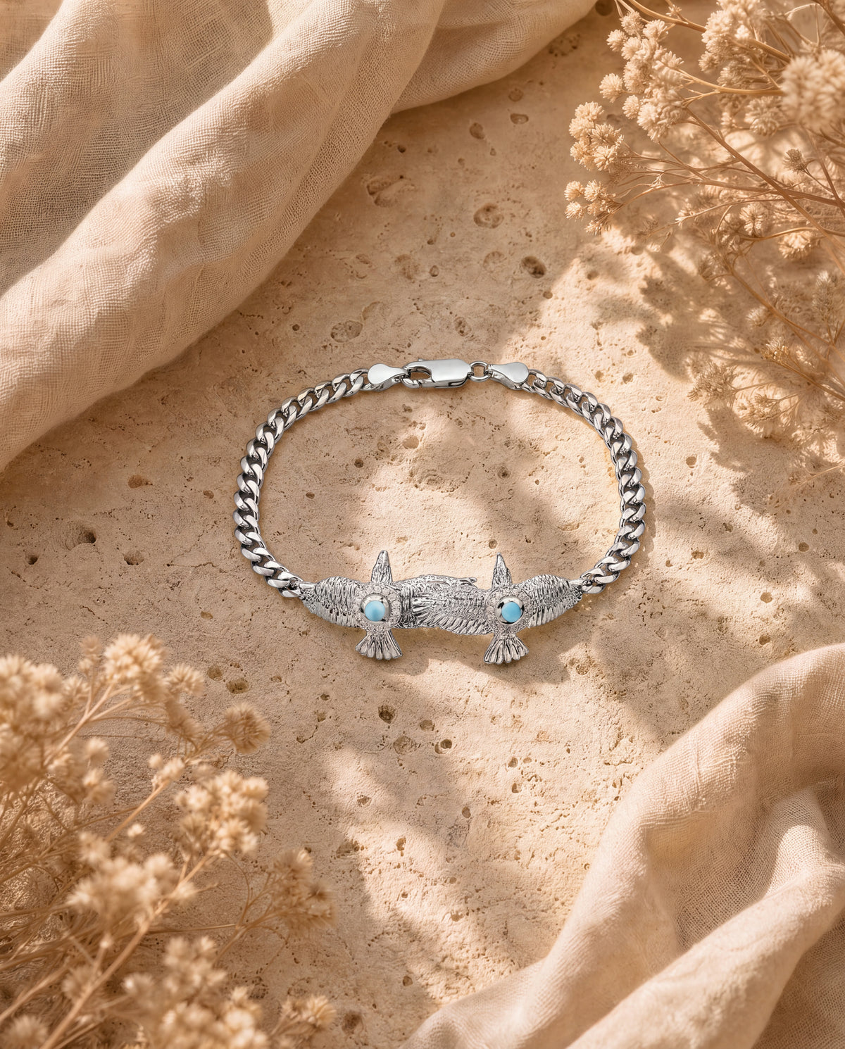 Wing2Wing Opalite Bracelet — Silver-3