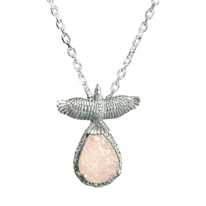 Silver / Rose Quartz / Rough